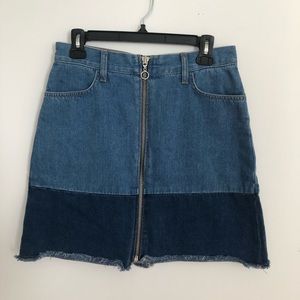 Ei8ht Dreams Zip Front Skirt
